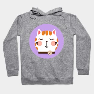 cute drawn kitty cat design 10 Hoodie